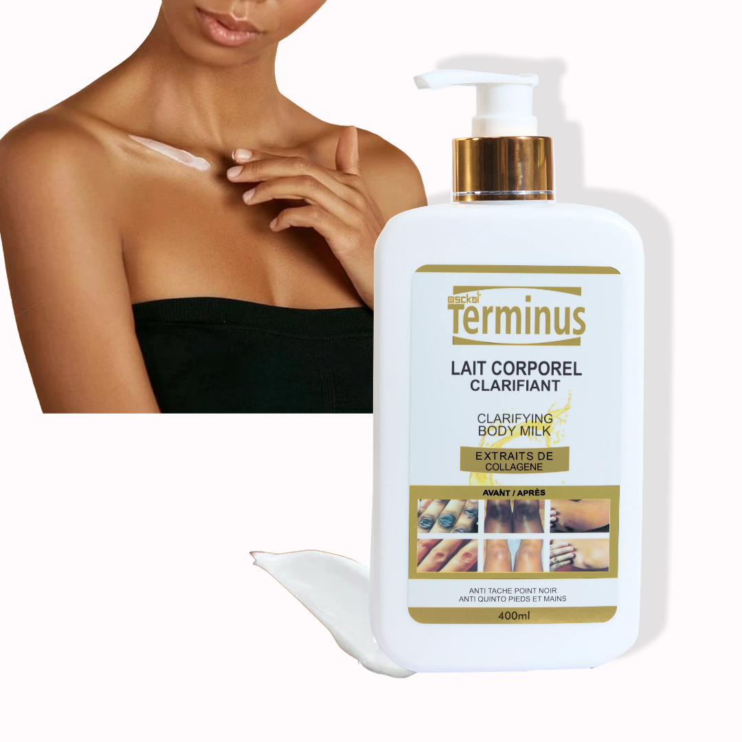 Lait Corporel Clarifiant Terminus – 400 ml – Anti-taches & Unifiant